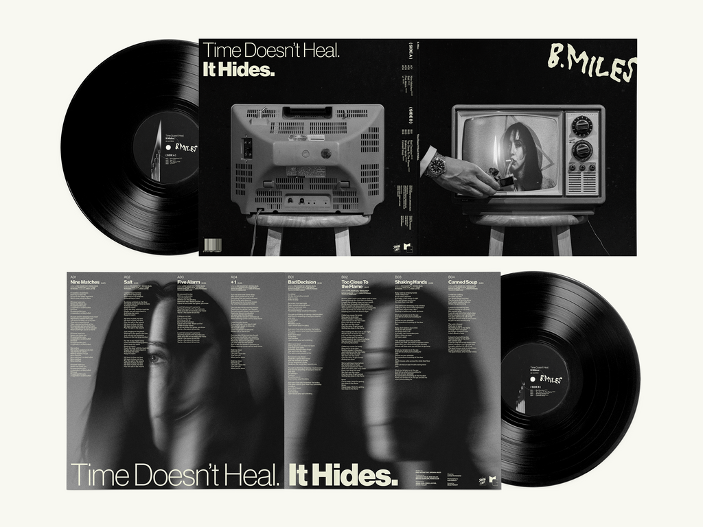 B.Miles – TIME DOESN’T HEAL. IT HIDES. (Vinyl Pre-Order)